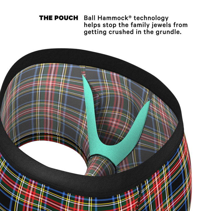 The Cappuccino | Holiday Tartan Plaid Ball Hammock® Pouch Trunks Underwear