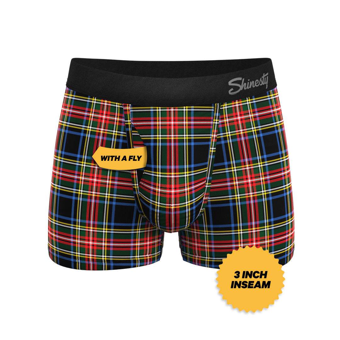 The Cappuccino | Holiday Tartan Plaid Ball Hammock® Pouch Trunks Underwear