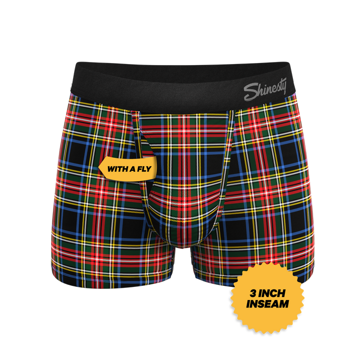 The Cappuccino | Holiday Tartan Plaid Ball Hammock® Pouch Trunks Underwear