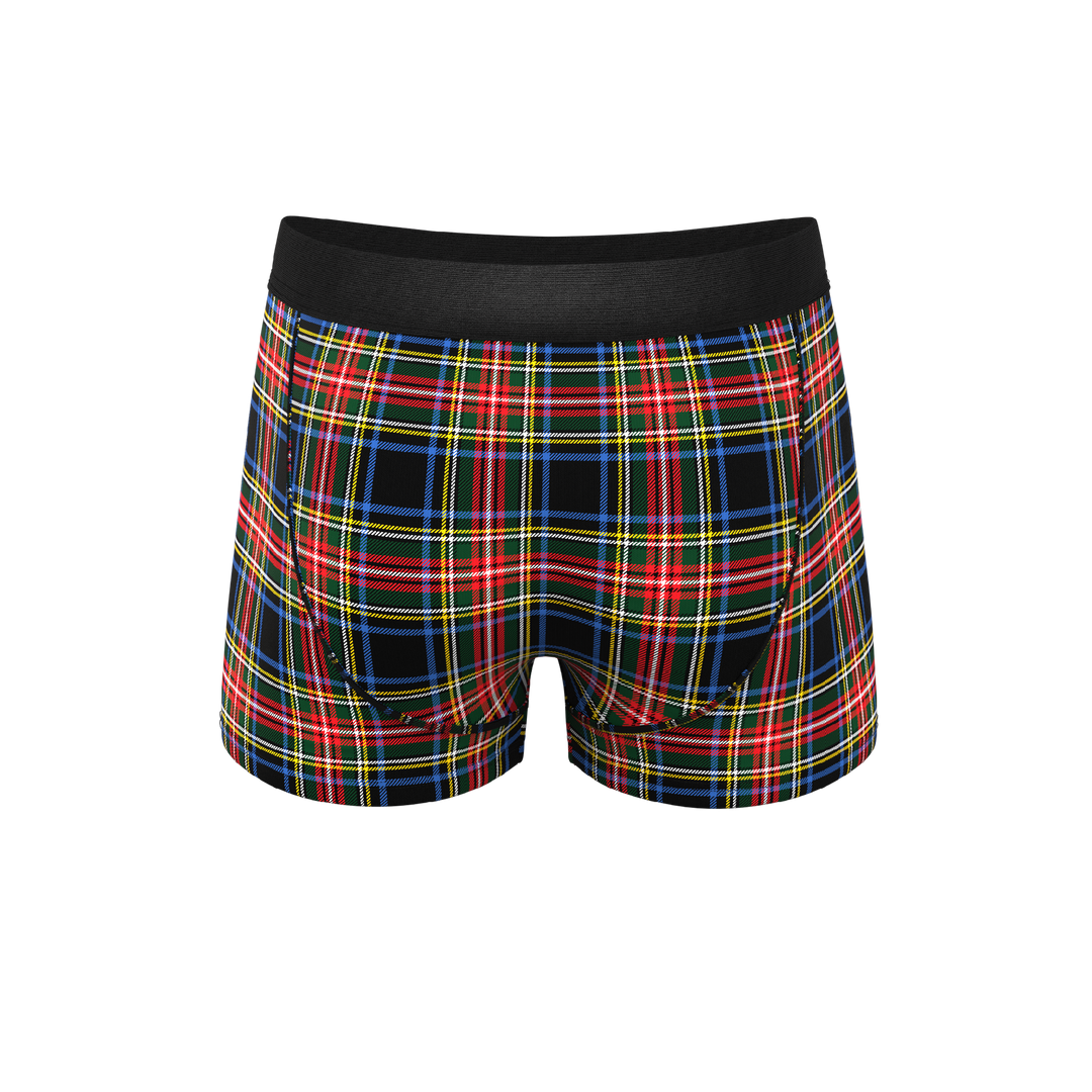 The Cappuccino | Holiday Tartan Plaid Ball Hammock® Pouch Trunks Underwear