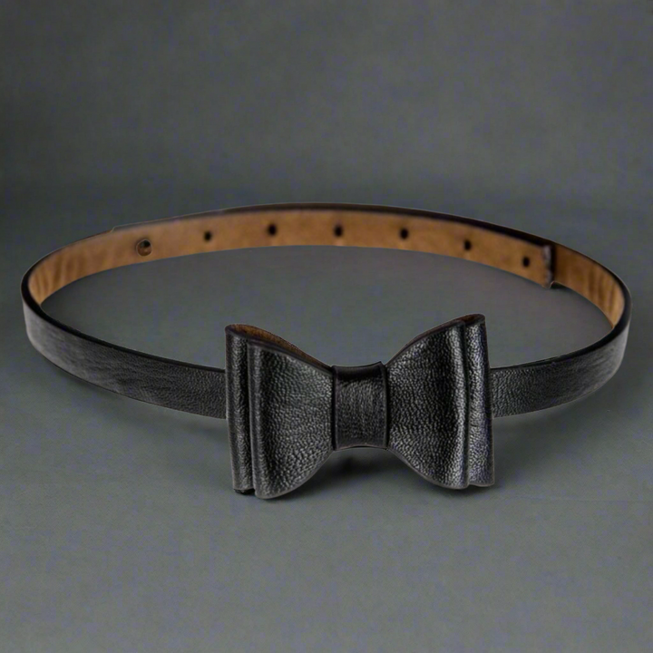 Adjustable Size Retro Bow Belt