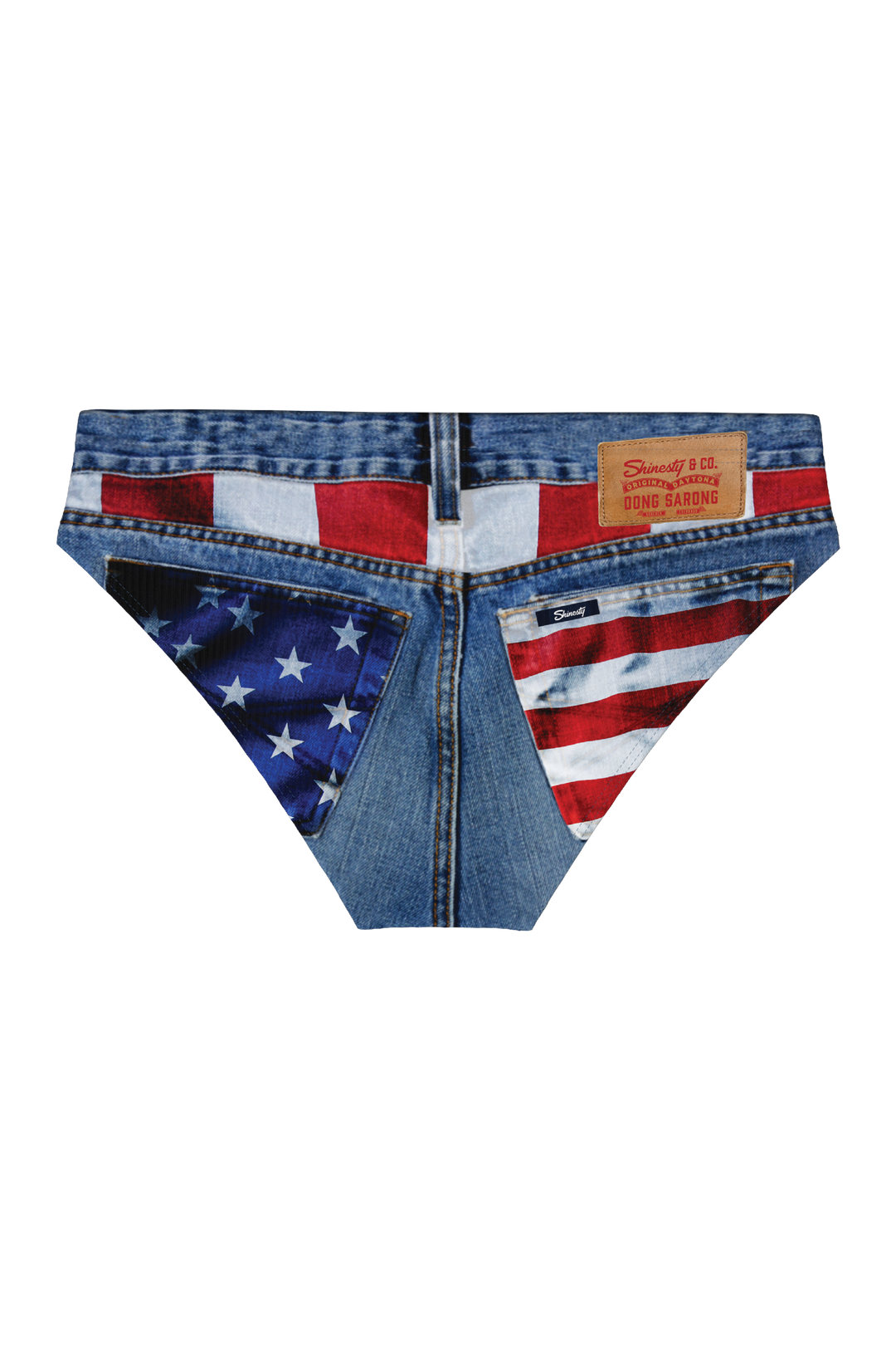 The Chattahoochee Daddy | USA Denim Print Ball Hammock® Pouch Swim Briefs