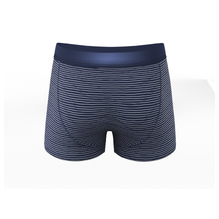 The Cheek Streak | White Stripe Ball Hammock® Pouch Trunks Underwear