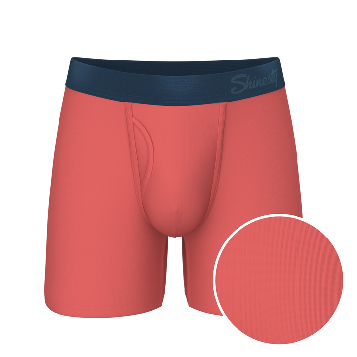 The Cherry Tomato | Coral Red Ball Hammock® Pouch Underwear With Fly