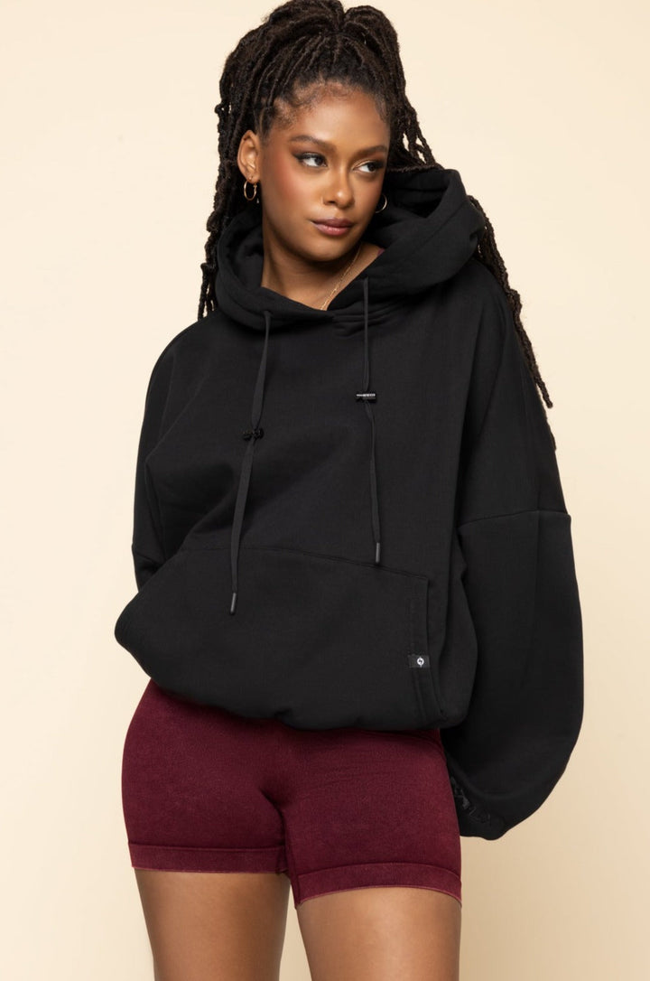 Pullover Cloud Hoodie - Black