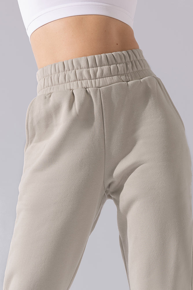 Cloud Rollover Sweatpant - Seashell