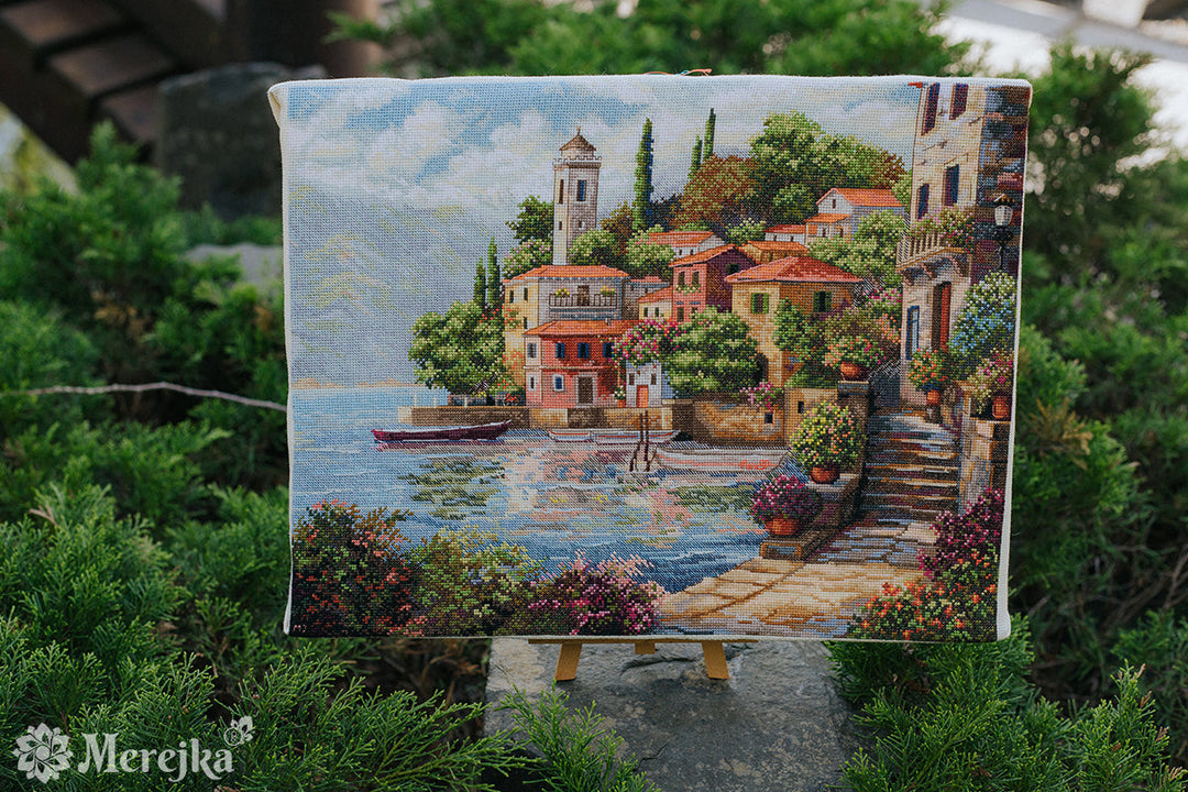 Coastal Gardens Counted Cross Stitch Kit by Merejka K-297