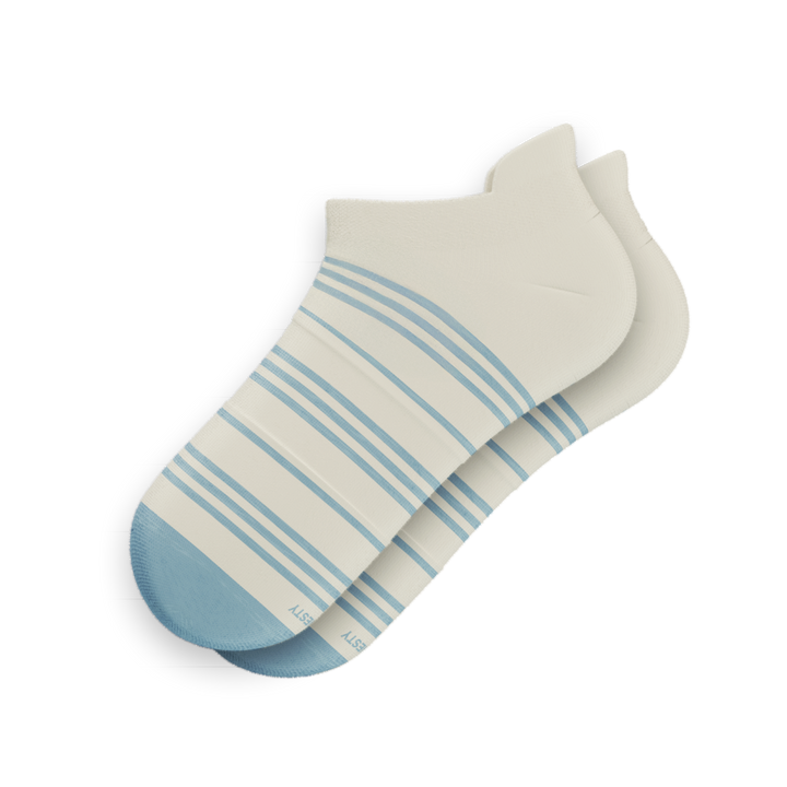 The College Ruled | Stripe Heel Hammock™ Ankle Socks