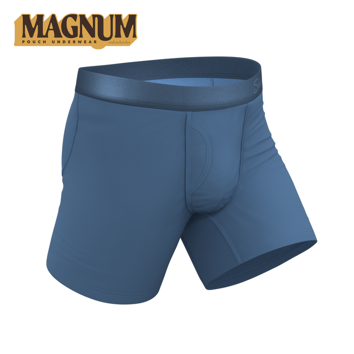The Cool Cobalt | Slate Blue Ball Hammock® Magnum Big Pouch Underwear