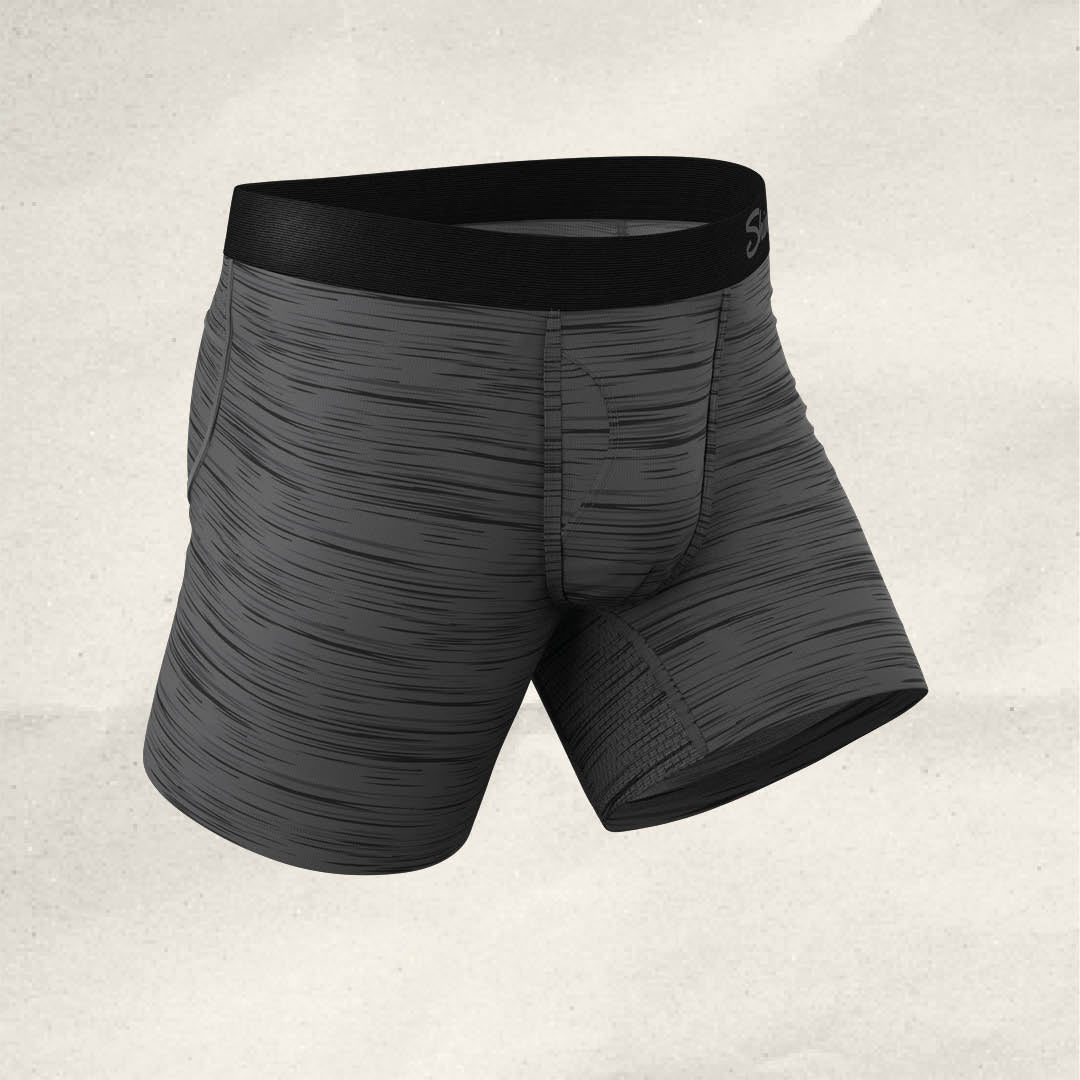 The Slate Charny | Graphite Textured paradICE™ Cooling Ball Hammock® Underwear