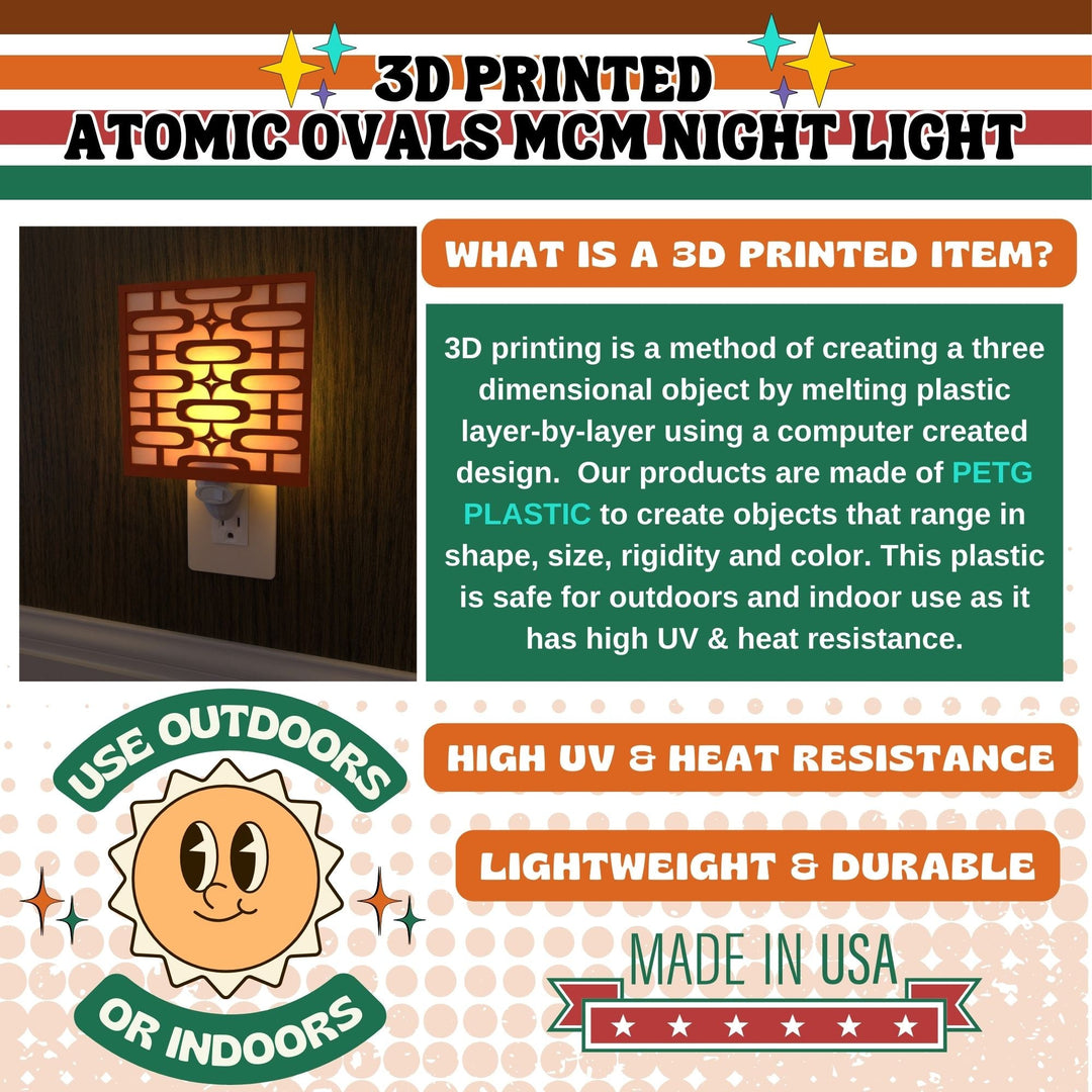 Atomic Ovals Night Light