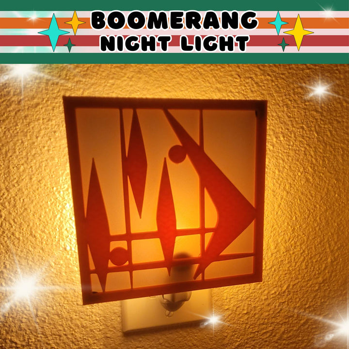 Mid Century Boomerang Night Light