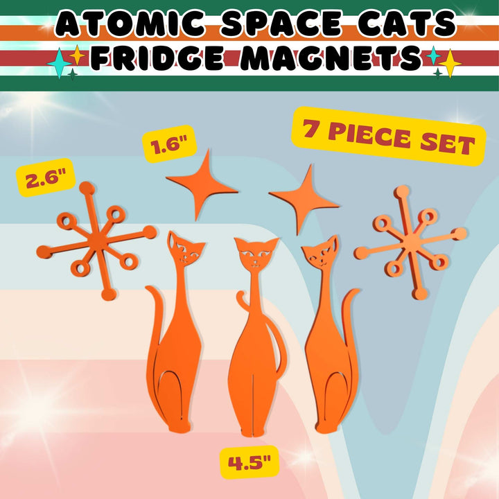 Atomic Space Cats Magnets