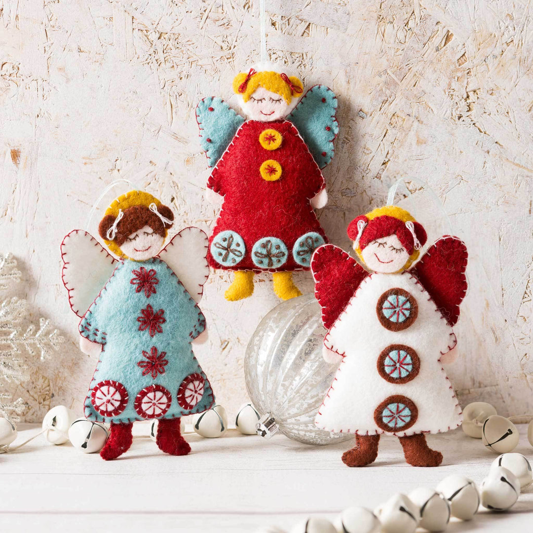 Scandinavian Angels Felt Craft Kit by Corinne Lapierre ANGEL3F