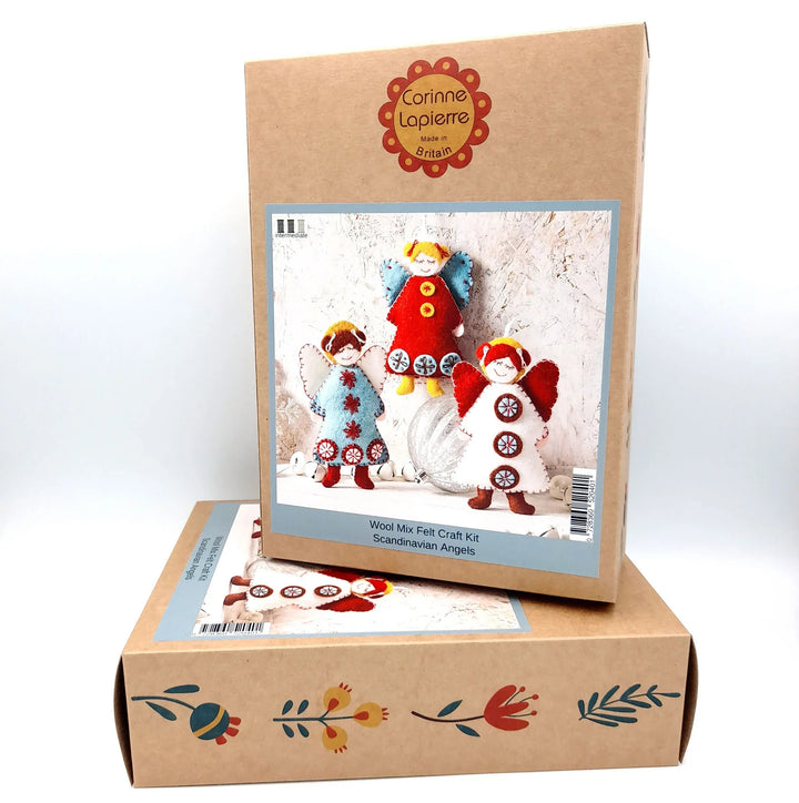 Scandinavian Angels Felt Craft Kit by Corinne Lapierre ANGEL3F