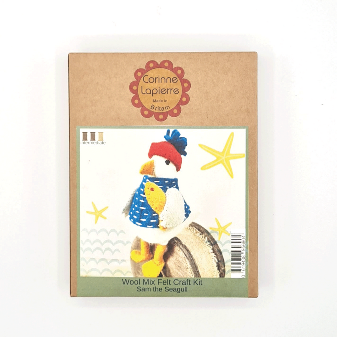 Sam the Seagull Felt Craft Mini Kit by Corinne Lapierre MKSSG1F