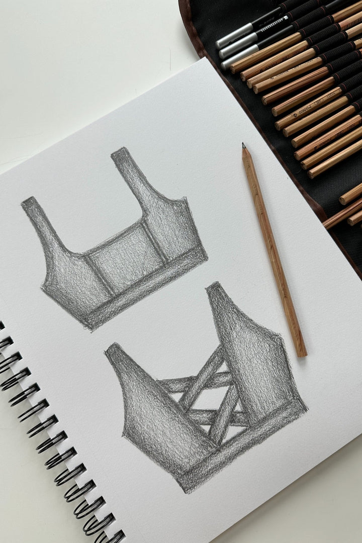 Corset Bra - Navy