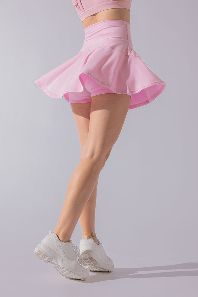 Crisscross Hourglass® Twirl Skort - Bubblegum