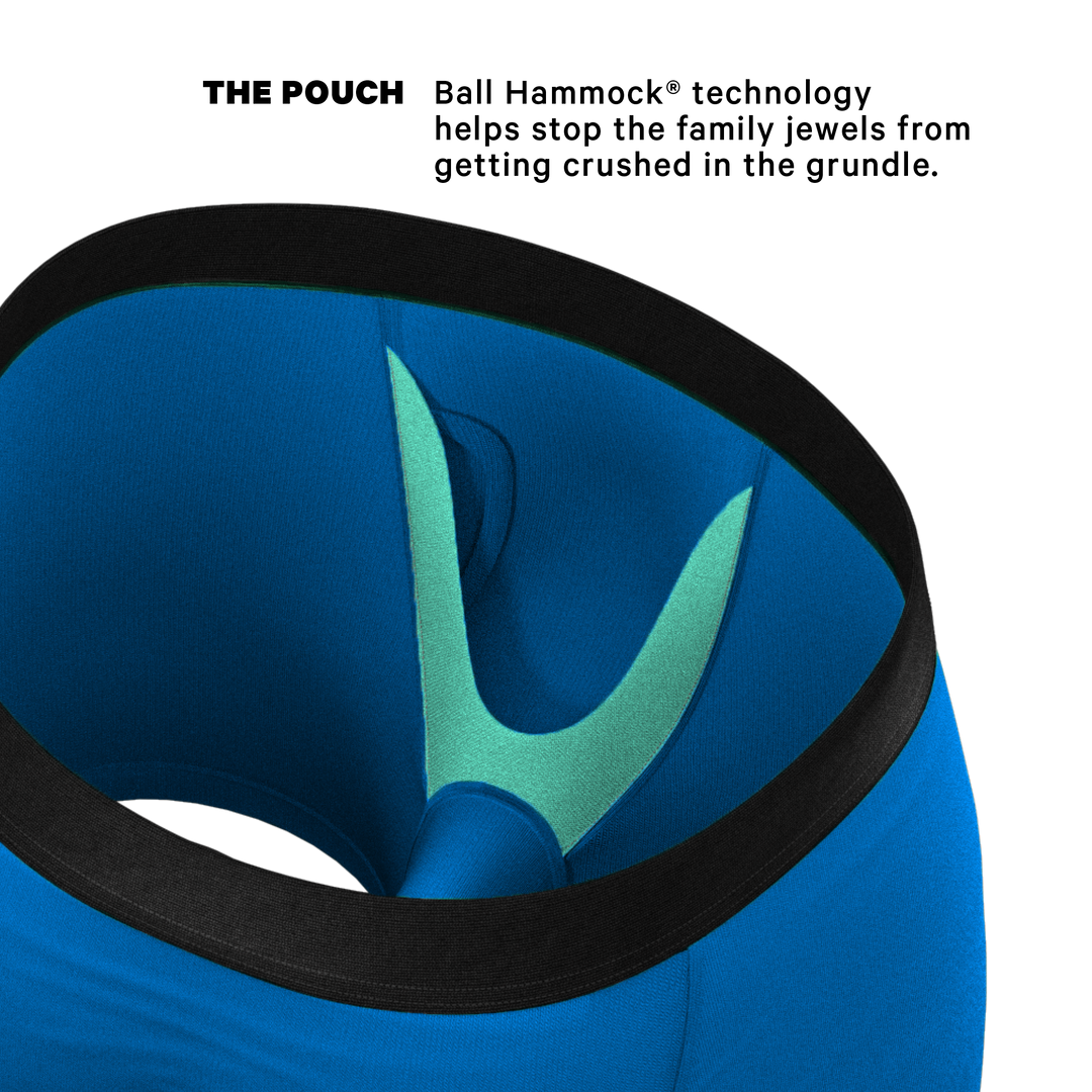 The Crown Jewels | Royal Blue Ball Hammock® Pouch Underwear With Fly
