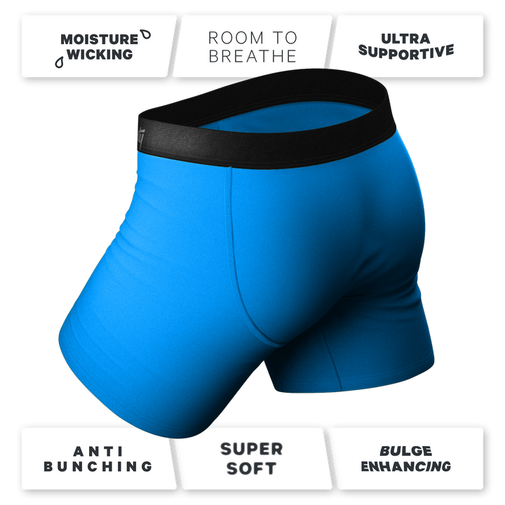 The Crown Jewels | Royal Blue Ball Hammock® Pouch Underwear With Fly