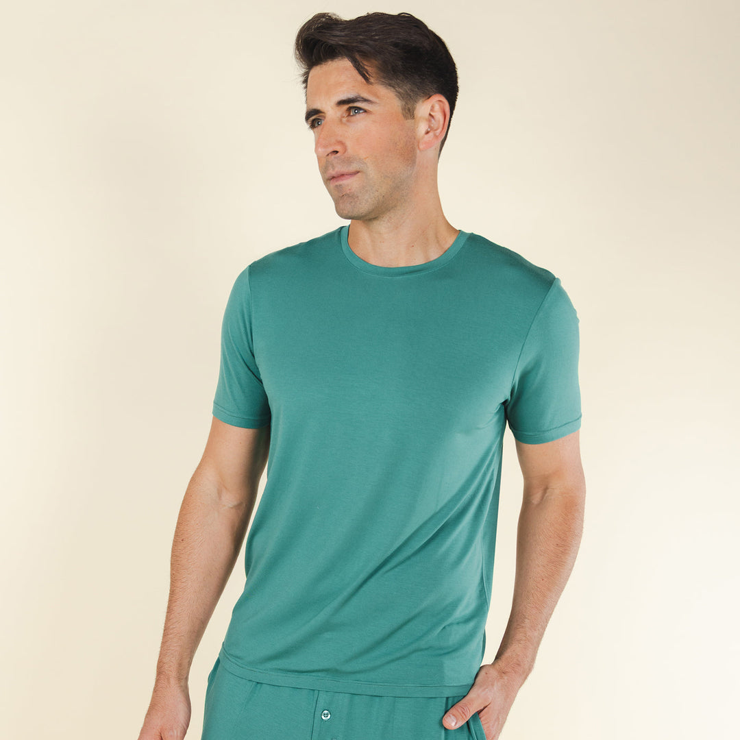 The Curacao | Teal SleepDeep™ Men’s Pajama Shirt