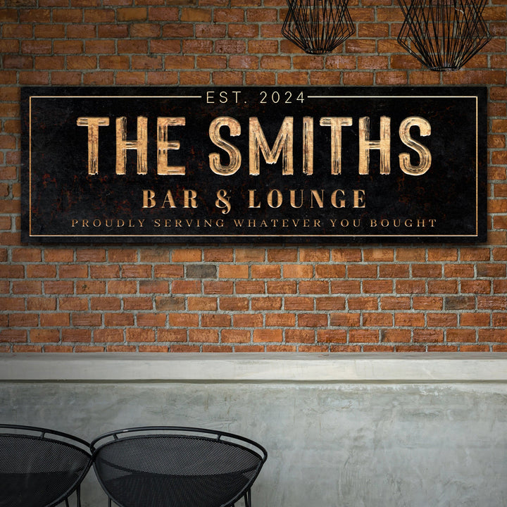Custom Bar & Lounge Sign