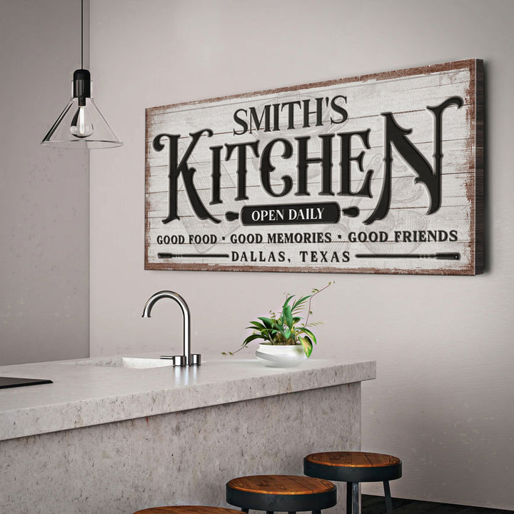 Custom Kitchen Sign