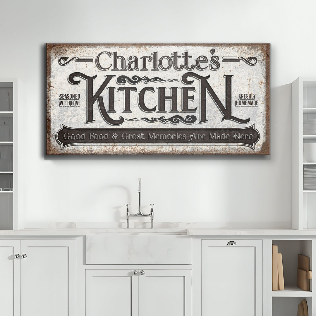 Custom Kitchen Sign II