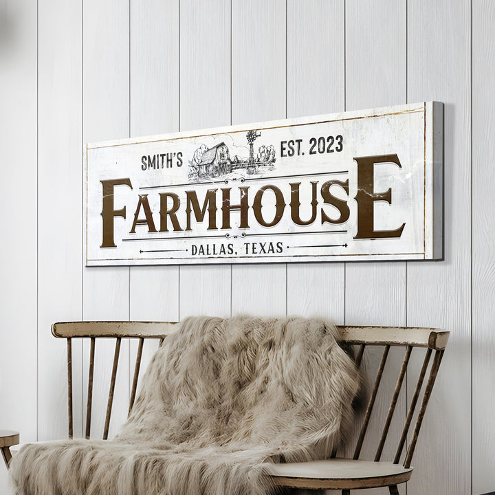 Custom Rustic Farmhouse Sign II