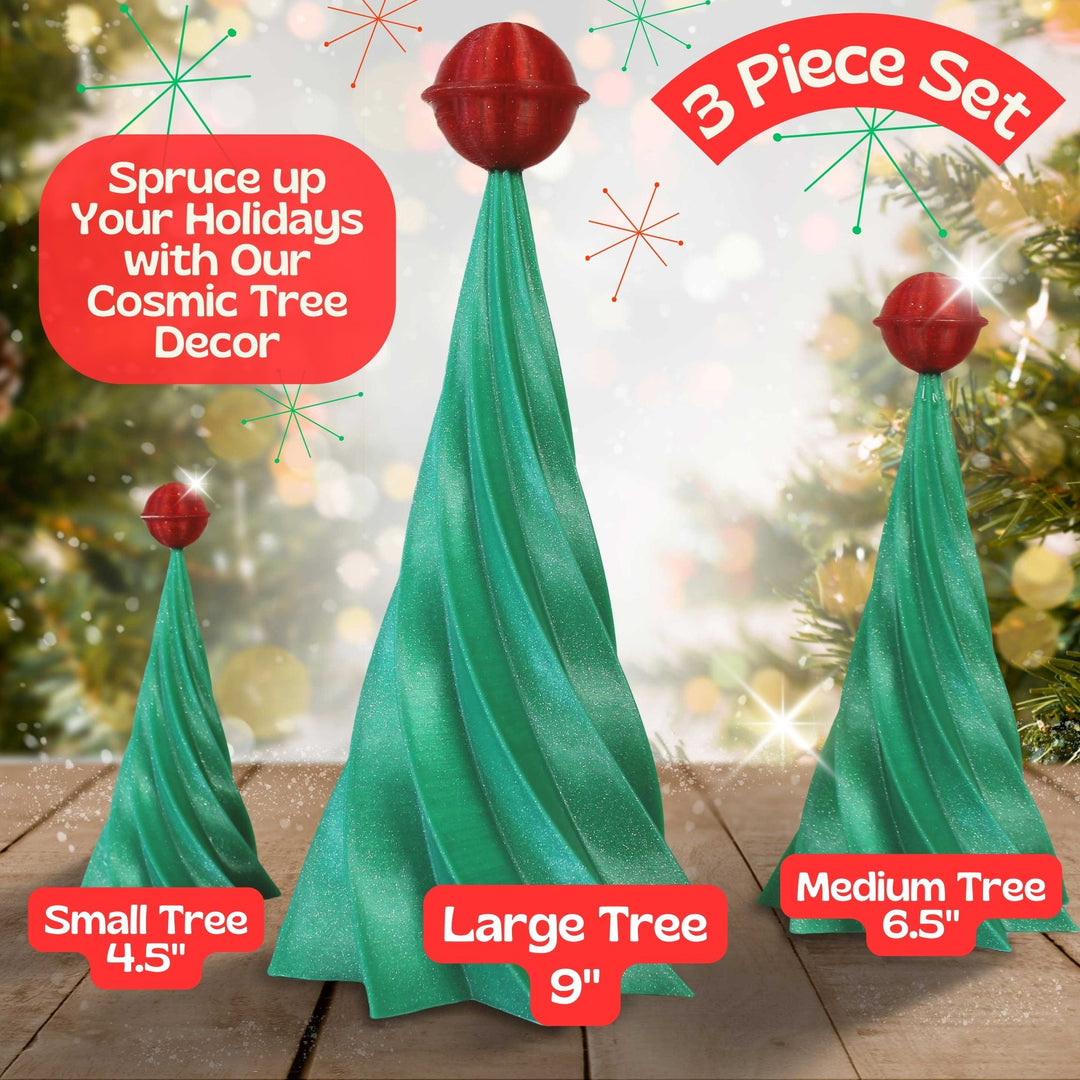 Midcentury Modern Space Age Inspired Holiday Trees