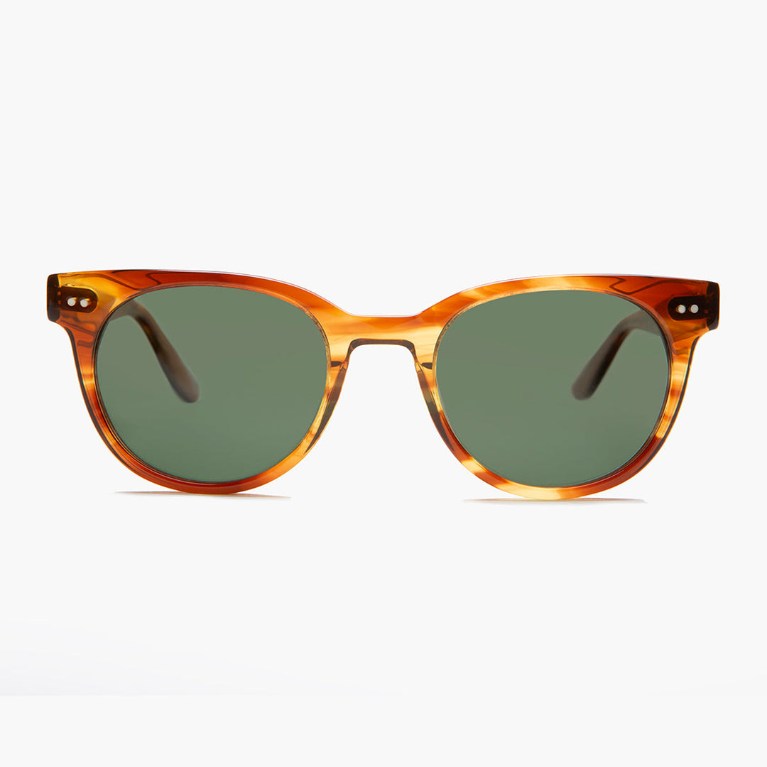Round Hipster Sunglass with Polarized Lens - Darcy
