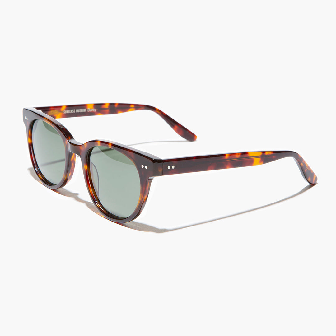 Round Hipster Sunglass with Polarized Lens - Darcy