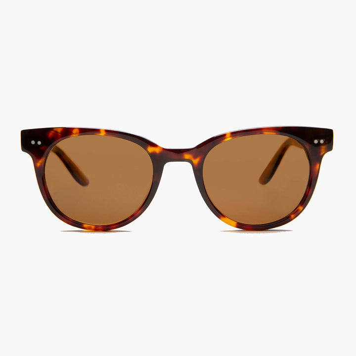 Round Hipster Sunglass with Polarized Lens - Darcy