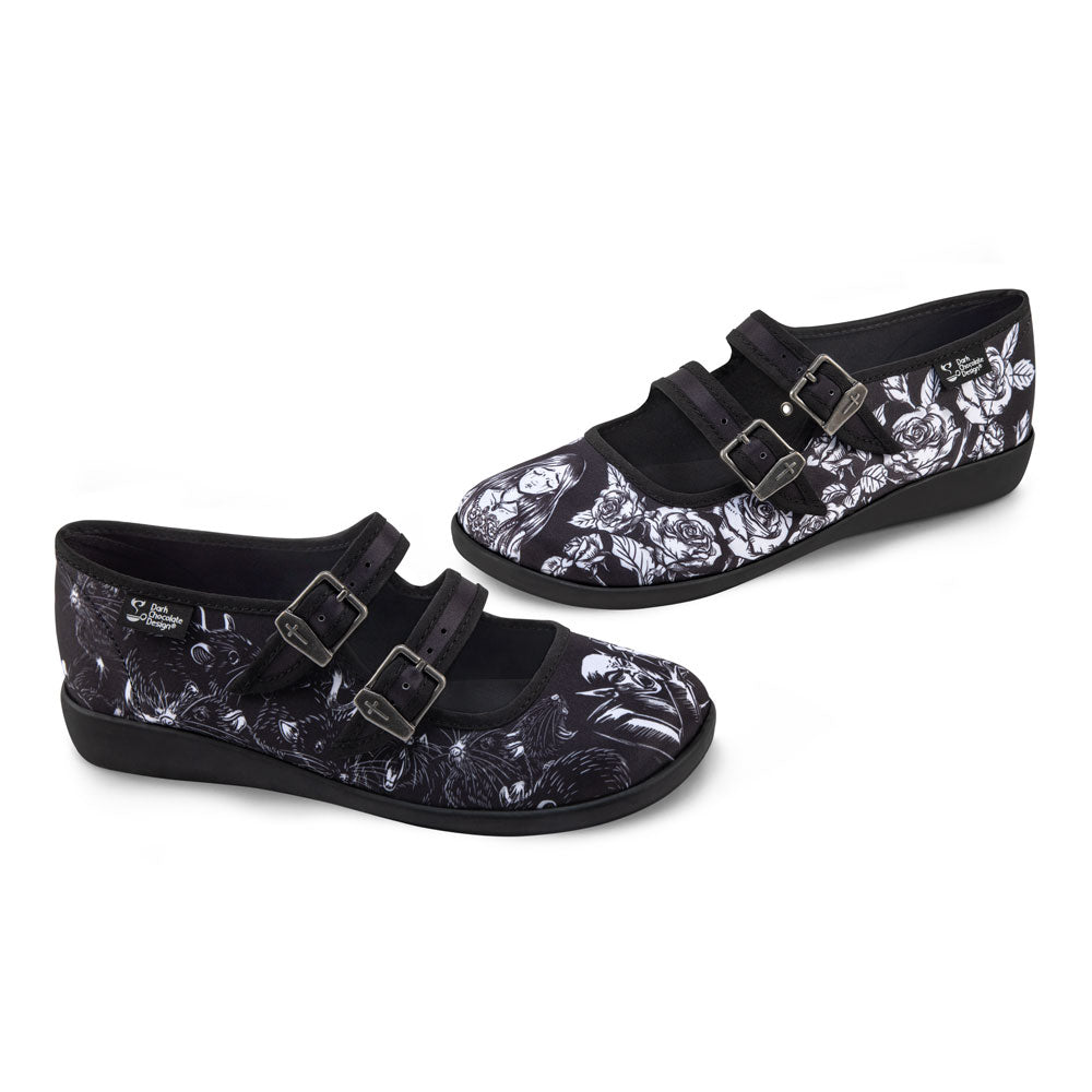 Death Stalks Women's Mary Jane Flats
