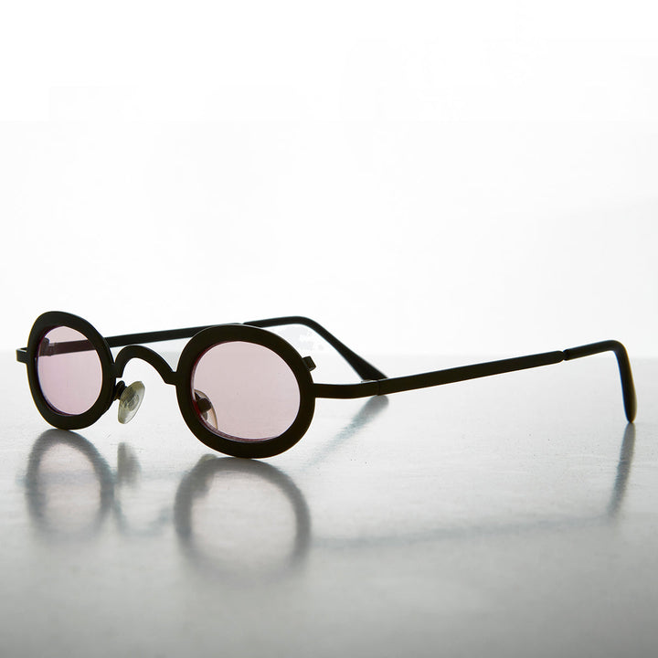 Micro Vintage Sunglasses with Tinted Lenses - Desert