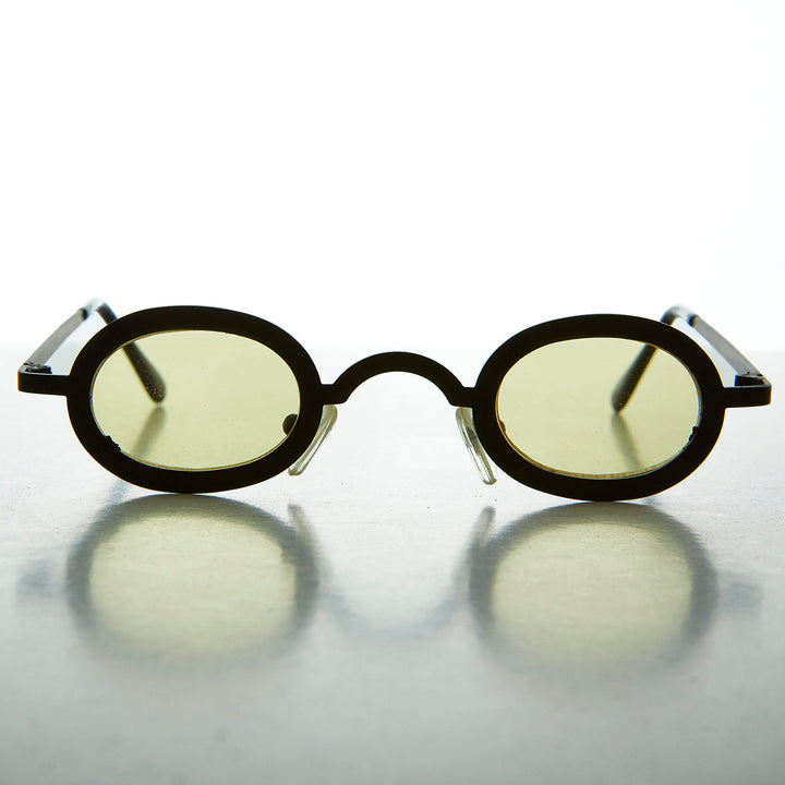Micro Vintage Sunglasses with Tinted Lenses - Desert