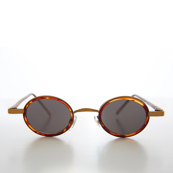 Tiny Oval Indie Futuristic Sunglasses - Weldon