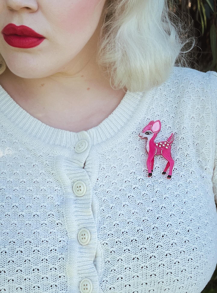 Fawntasia Brooch by Lipstick & Chrome x Candy Doll Club