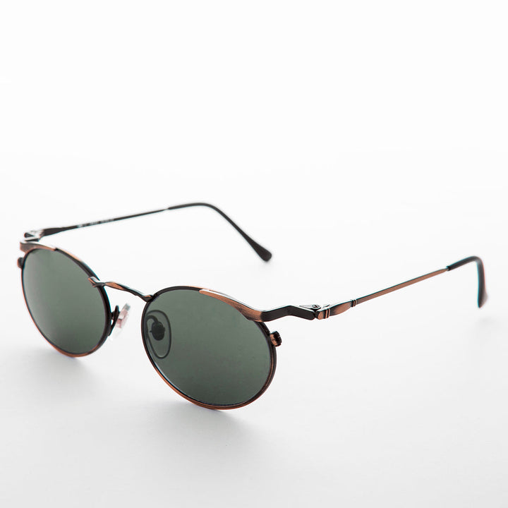 Oval Punk Grunge Steampunk Vintage Sunglass - Dieselgoth