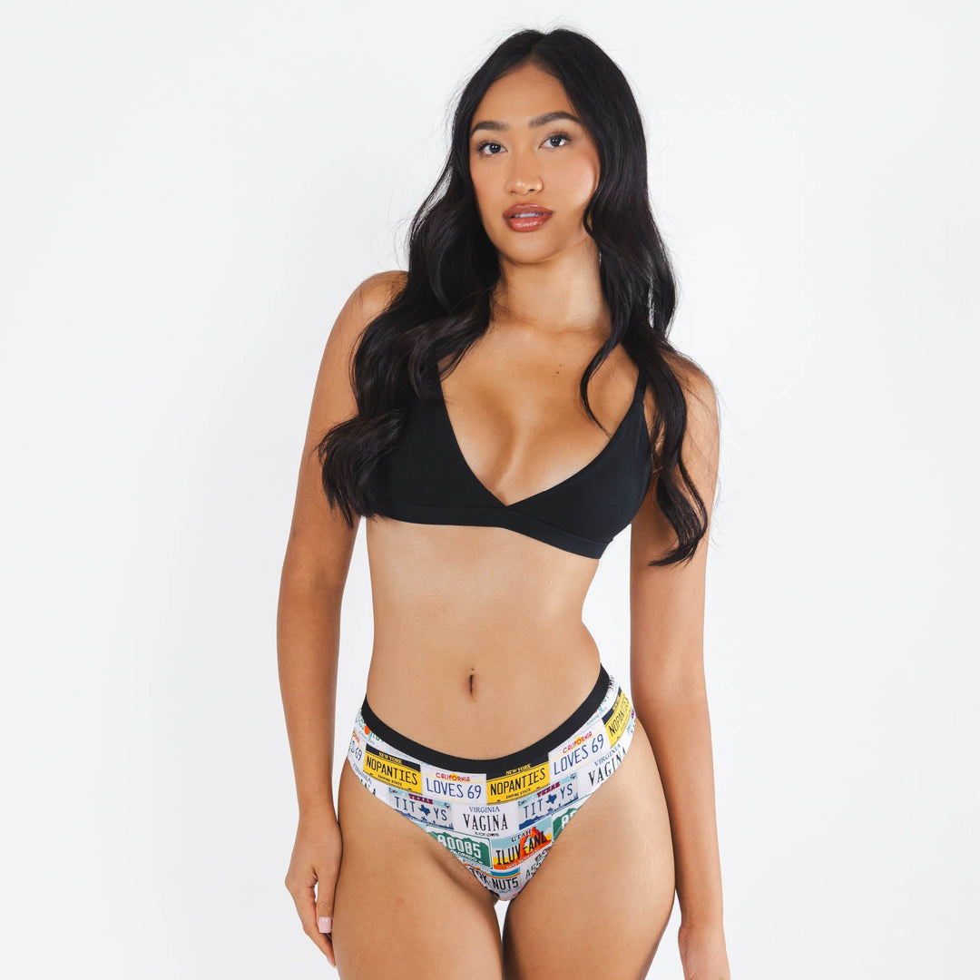 The DMV Catastrophe | License Plates Cheeky Underwear