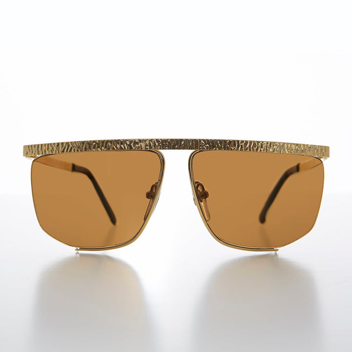 Gold Hip Hop Vintage Sunglasses - Drake