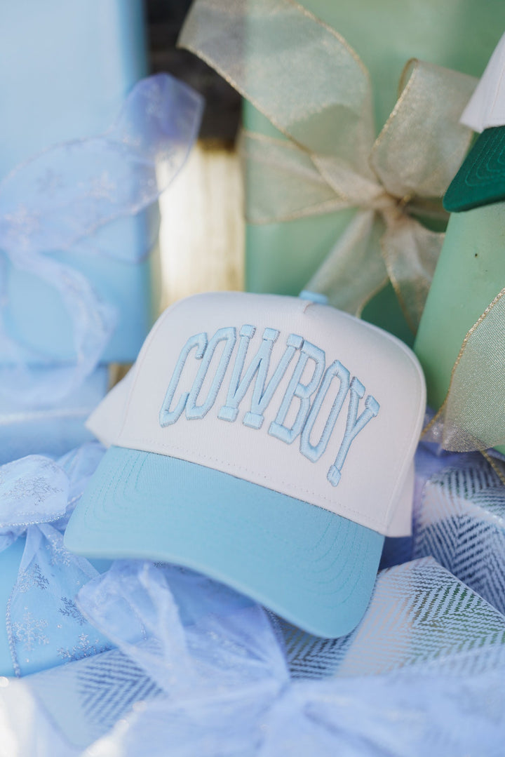 Cowboy - Baby Blue Vintage Trucker Hat
