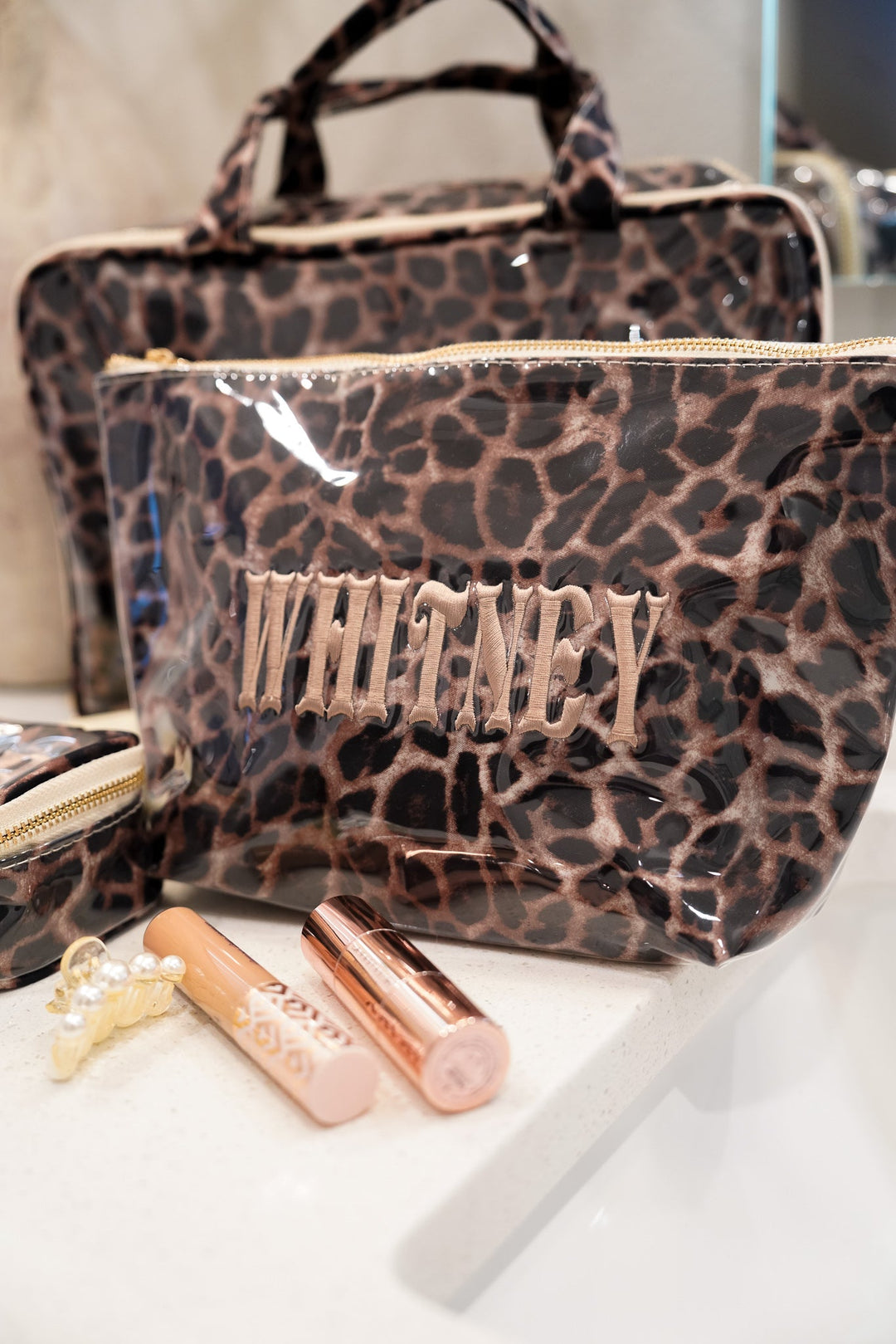 Leopard - Clear Coat Bag | Customizable