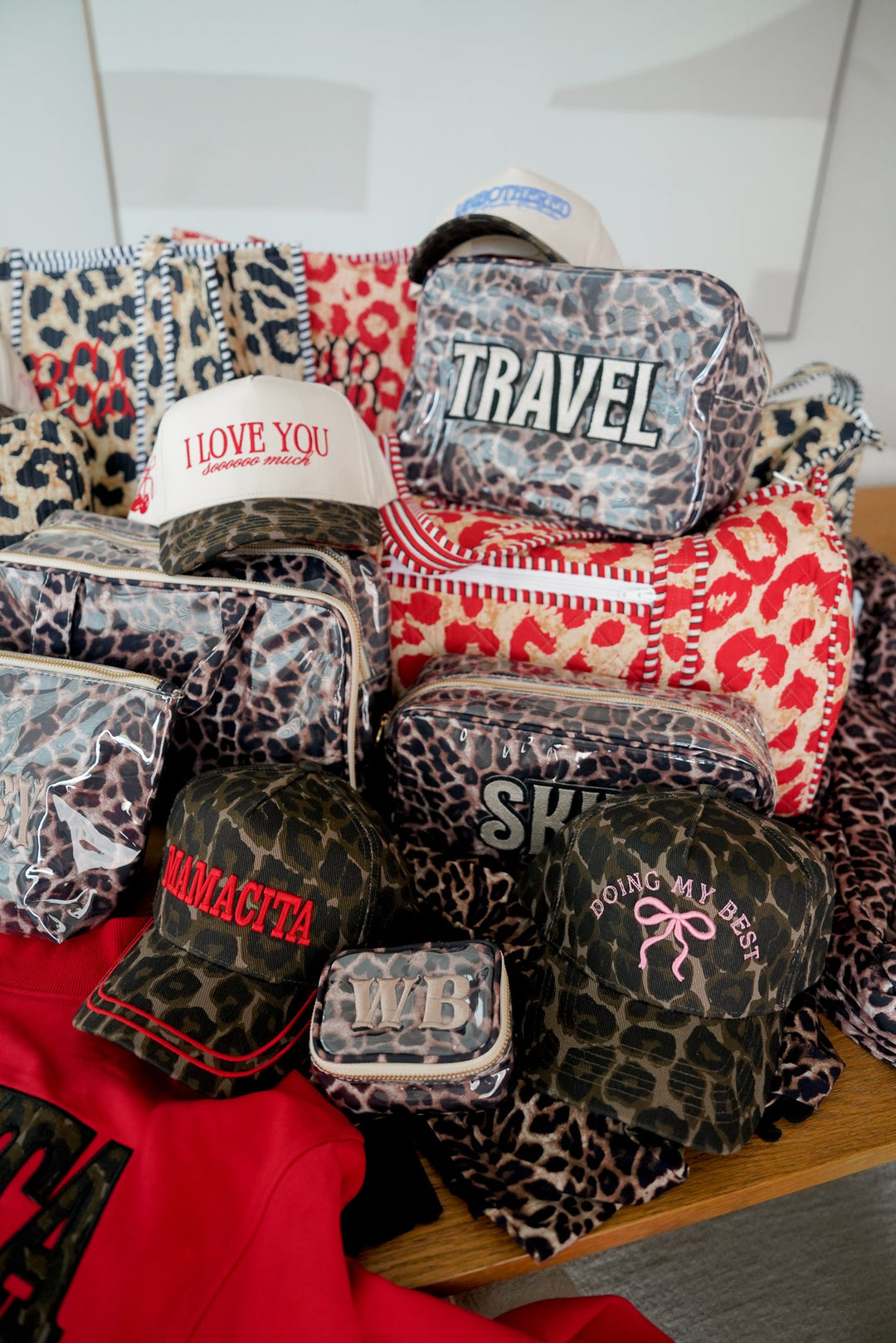 Skin - Leopard Clear Coat Large Bag - PREORDER