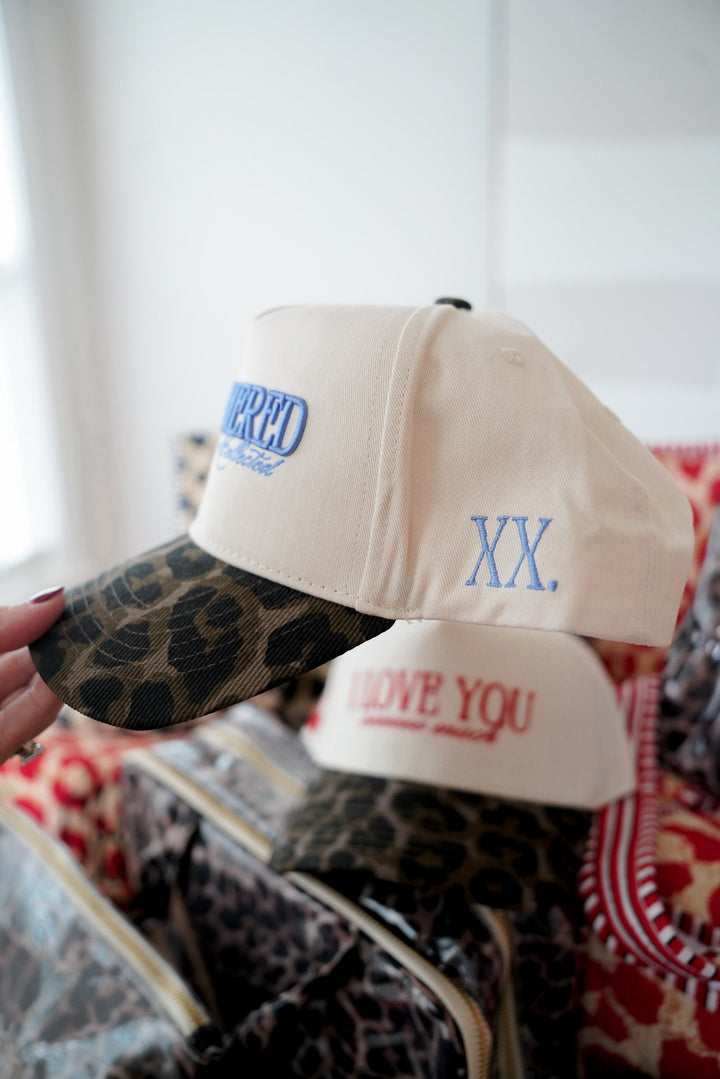 Unbothered - Leopard Vintage Trucker Hat