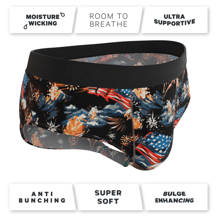 The Declaration | Americana Eagles Ball Hammock® Pouch Underwear Briefs
