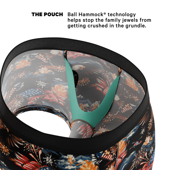 The Declaration | Americana Eagles Ball Hammock® Pouch Trunks Underwear
