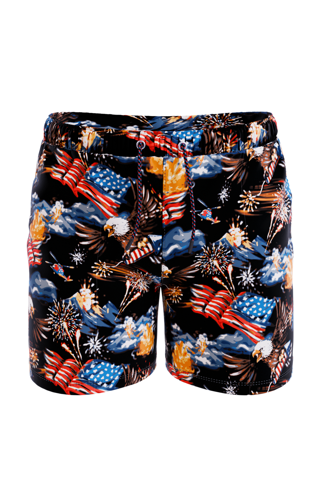 The Declaration | Americana Eagles Ball Hammock® Pouch 5" Swim Trunks