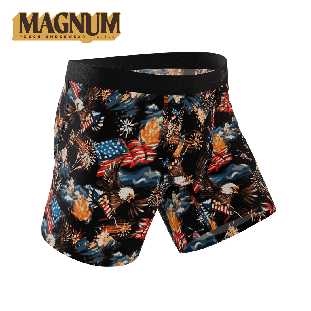 The Declaration | Americana Eagles Ball Hammock® Magnum Big Pouch Underwear