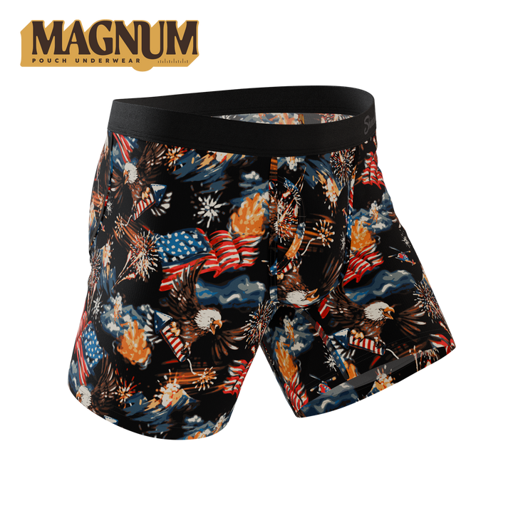The Declaration | Americana Eagles Ball Hammock® Magnum Big Pouch Underwear